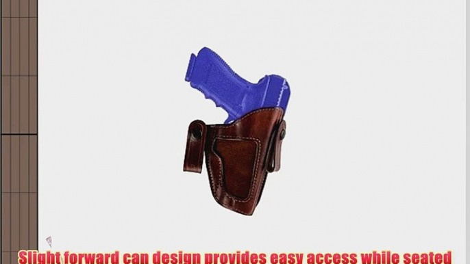 Bianchi 120 Covert Option Russet Size 12 Holster Fits Glock 17/22 (Right Hand)