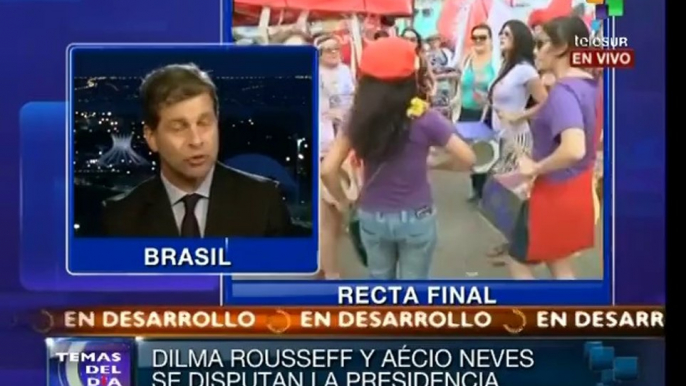 Brasil: últimos sondeos dan ventaja a Rousseff en comicios