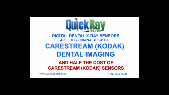 QuickRay Dental Sensors and Kodak Dental image Software