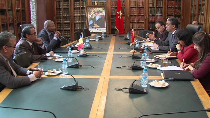 Rabbah s'entretient avec le ministre tchadien des Infrastructures, des Transports et de l’Aviation civile