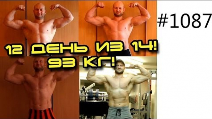 День 12. Шоу "14 кг за 14 дней! Жир в топку!" Вес - 93 кг! Тренируем дельты в Киеве