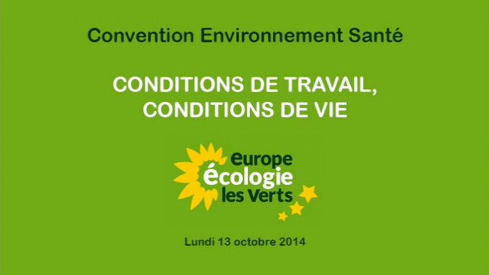 Convention Santé : Conditions de travail, conditions de vie.