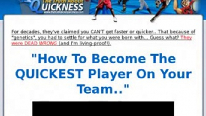 The Truth about Quickness Review + Bonus