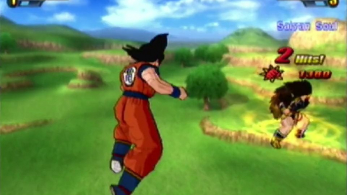 Goku VS Raditz In A Dragon Ball Z Budokai Tenkaichi 3 (DBZ BT3) Match / Battle / Fight