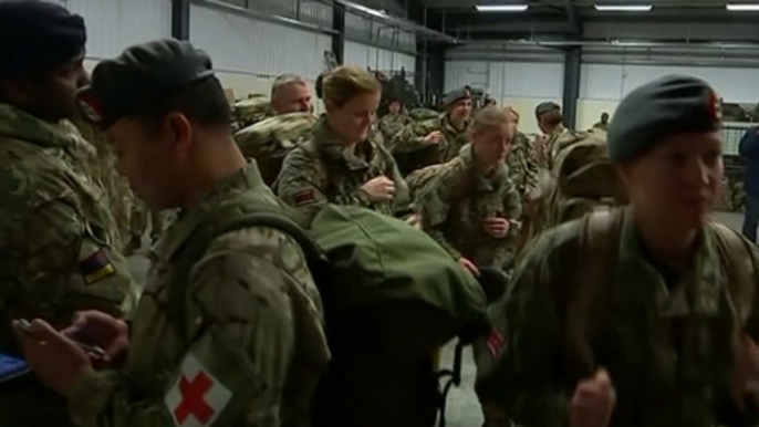 British Army medics pack their bags to deploy to West Africa