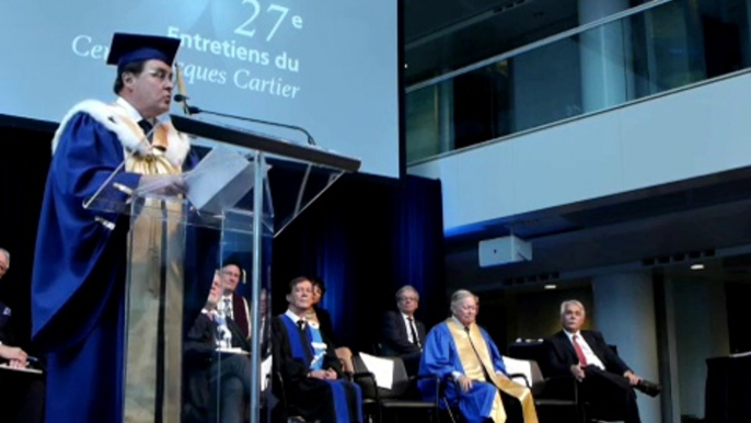 Séance inaugurale et collation des grades des 27èmes Entretiens du Centre Jacques Cartier Montréal du 2 au 10 octobre 2014