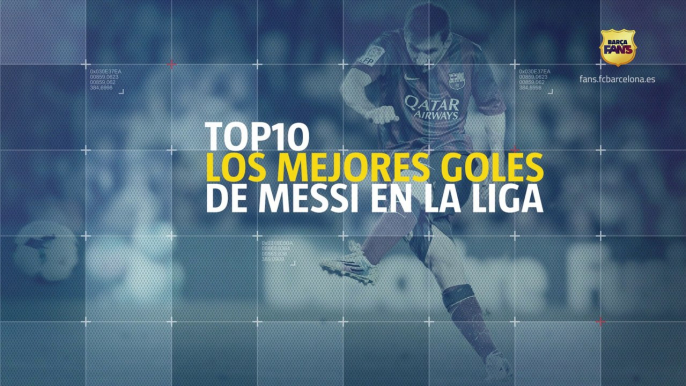 BARÇA FANS I TOP10 - Mejores goles de Messi en La Liga (ESP)