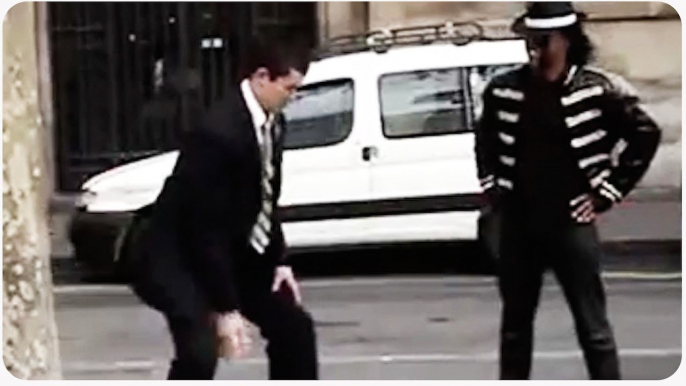 Michael Jackson Impersonator | Missionary Busts A Move