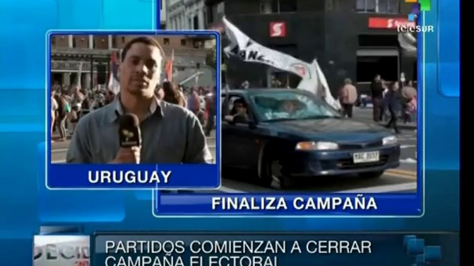 Uruguay: comienza el cierre de campañas electorales