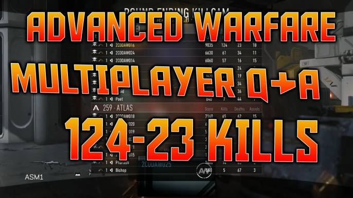 Advanced Warfare Q&A + 124 Kill Advanced Warfare Multiplayer Gameplay (COD AW 2014)