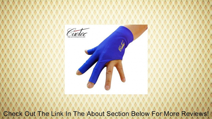 Blue High Quality Cuetec Billiard Glove Pool Accessory for Billiard Cue Stick Left Hand Glove, Buy-3-get-1-free Review