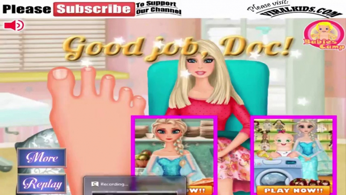 Barbie Games - Barbie Foot Injury Doctor Game - Play Free Barbie Girls Games Online