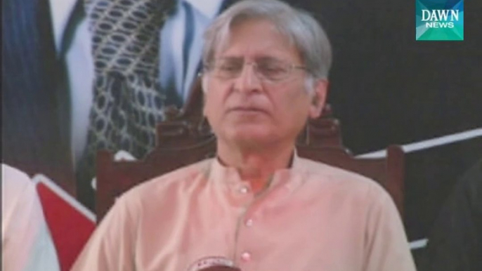 MQM protest over Khursheed Shah’s statement shocks Aitzaz Ahsan