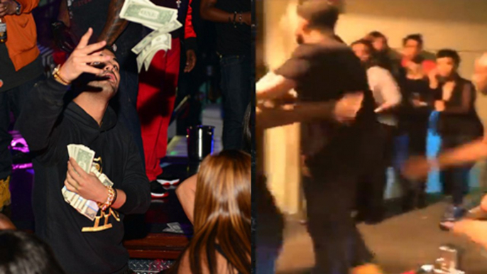 RAINING MONEY! Drake throws thousands of dollars on the ground | Storms in nightclub