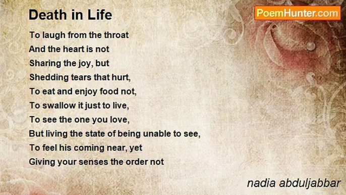 nadia abduljabbar - Death in Life