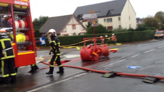 Exercice de coordination des secours