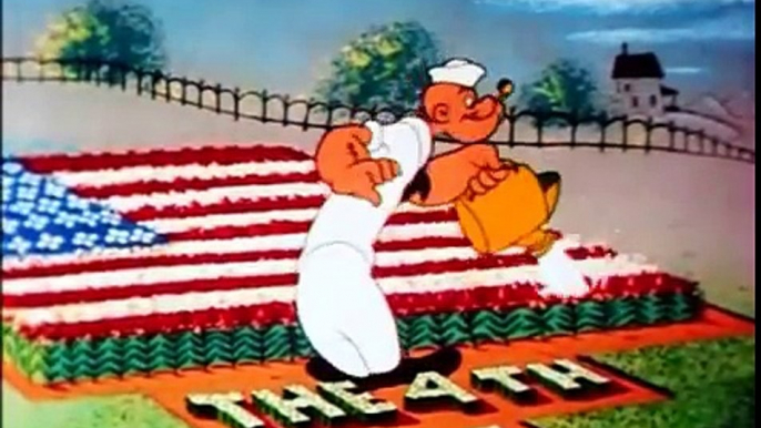 Popeye - Patriotic Popeye (1957)  Classic Animated Cartoon