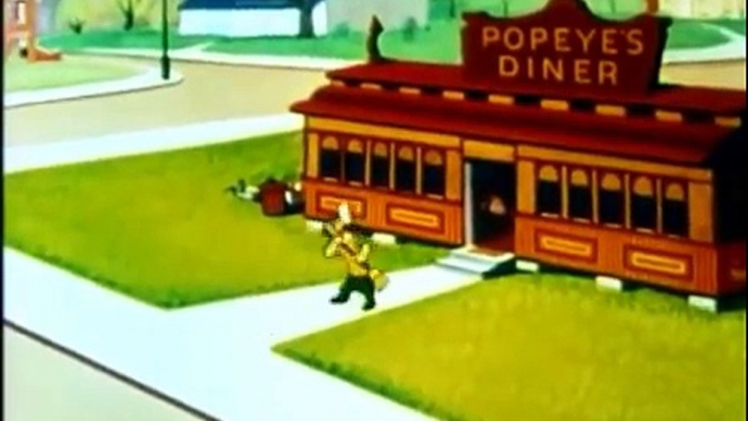 Popeye - Spree Lunch (1957) Classic Animated Cartoon