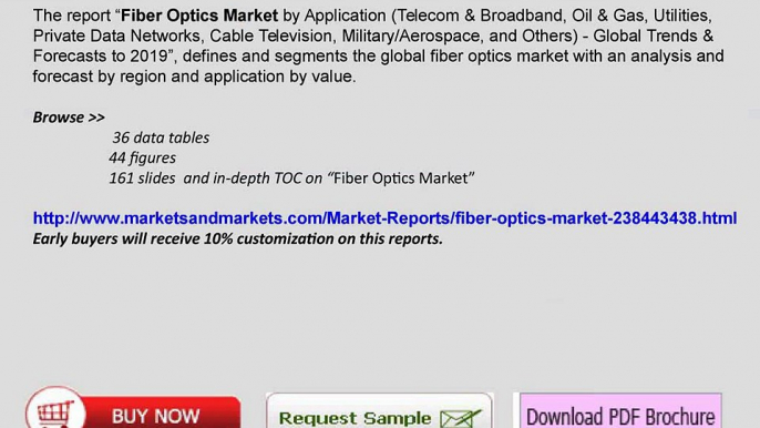 Fiber Optics Market - Global Trends & Forecasts to 2019