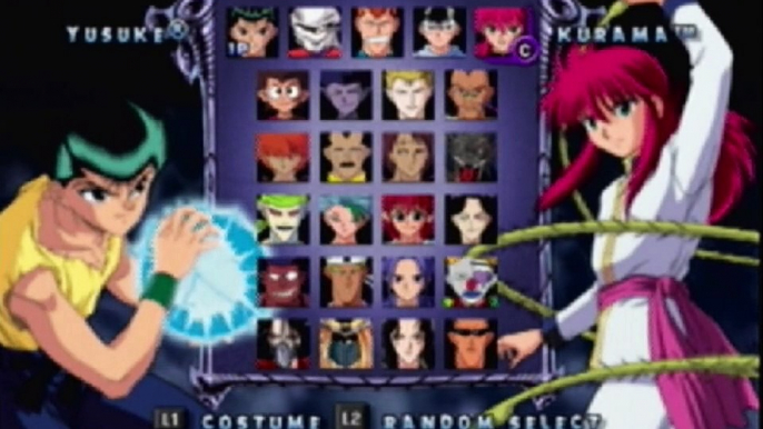 Spirit Detective Yusuke Urameshi VS Demon In A Yu Yu Hakusho Dark Tournament Match / Battle / Fight