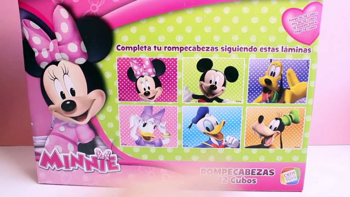 Minnie Mouse Cubes Make Mickey Mouse Face Minnie Blocks Minnie Puzzle Minnie Mouse Bowtique Toys