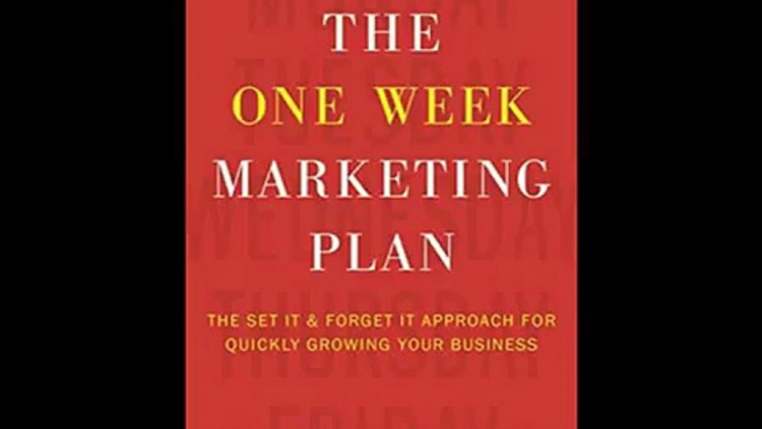 Mark Satterfield   The One Week Marketing Plan Ebook download