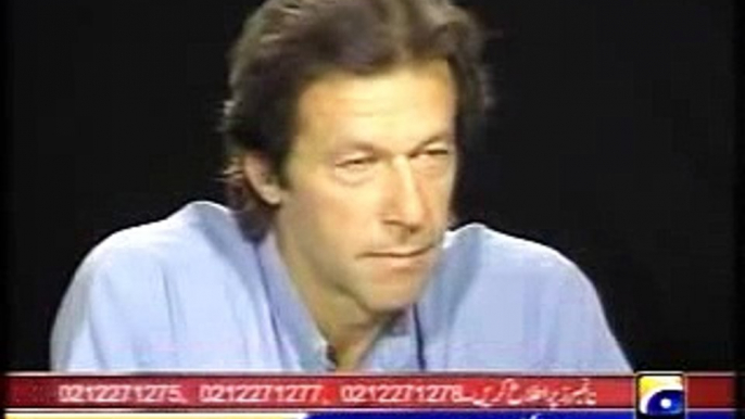 Imran Khan Admits he is Zani