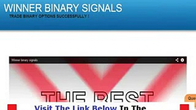 Winner Binary Signals Shocking Review Bonus + Discount