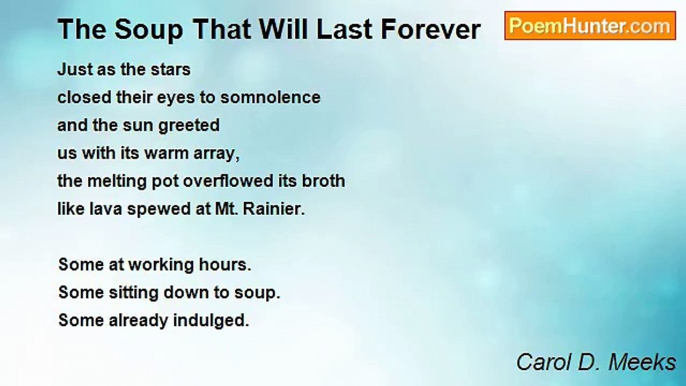 Carol D. Meeks - The Soup That Will Last Forever