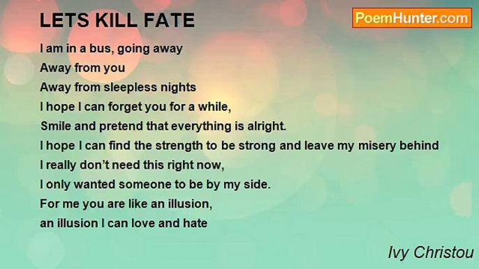 Ivy Christou - LETS KILL FATE