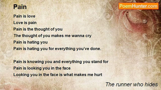 The runner who hides - Pain