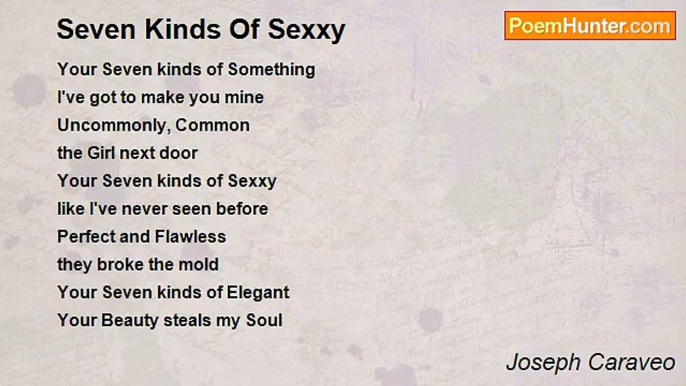 Joseph Caraveo - Seven Kinds Of Sexxy