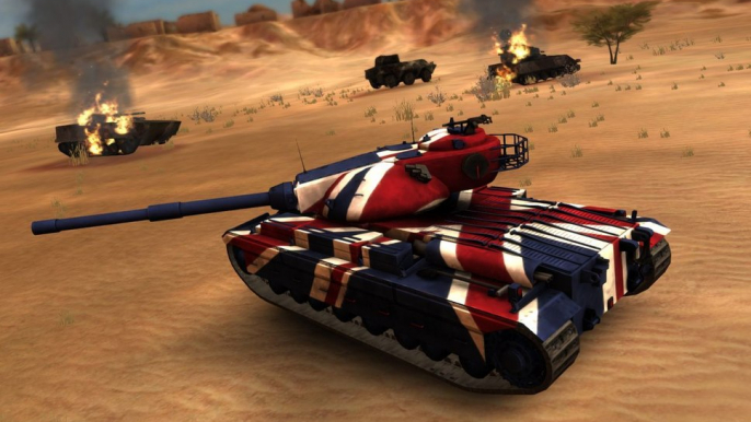 Boom! Tanks Android Gameplay Hit The Enemy Powerful Tank