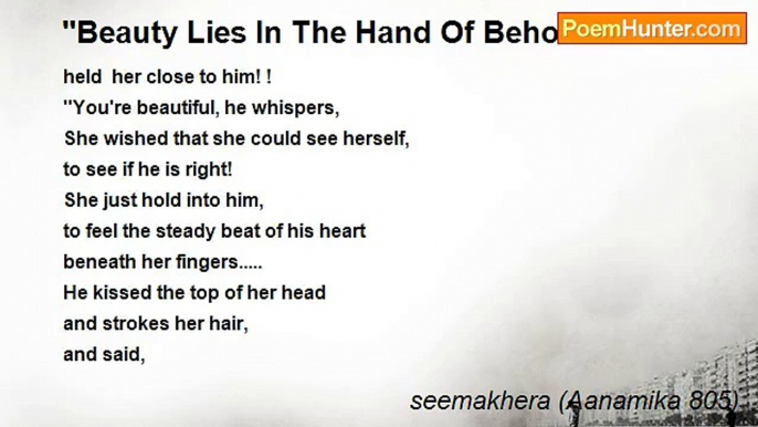seemakhera (Aanamika 805) - ''Beauty Lies In The Hand Of Beholder..........''