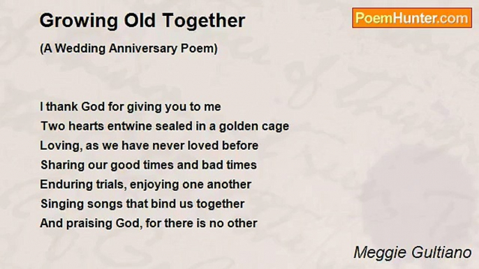 Meggie Gultiano - Growing Old Together