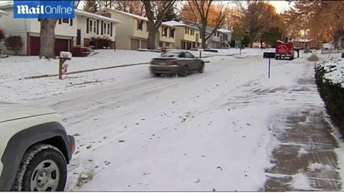 Big freeze as winter weather hits large parts of the country