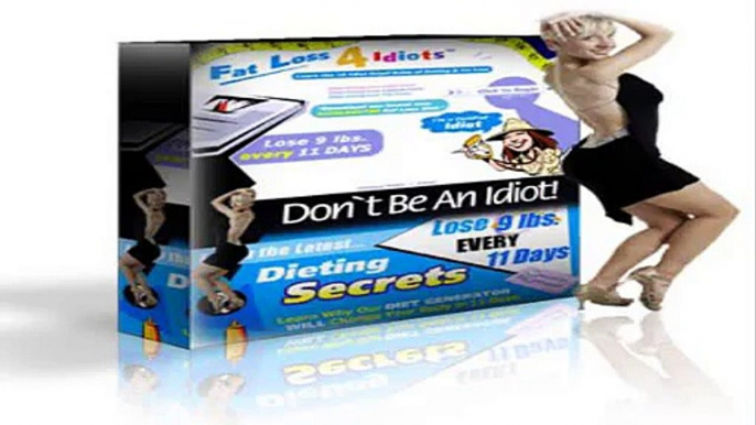 Fat Loss 4 Idiots Review WOW Fat Loss 4 Idiots