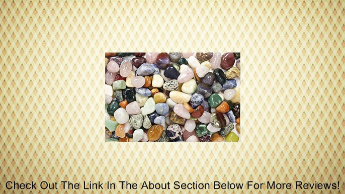 Hypnotic Gems Materials: Brazilian and African Tumbled Stone Mix - Polished Natural Stones including Dalmation Jasper, Rhodonite, Unakite, Carnelian, Amethyst, Sodalite, Tiger Eye, Red Jasper, Hematite, Green Aventurine, Black Onyx, Snowflake Obsidian, an