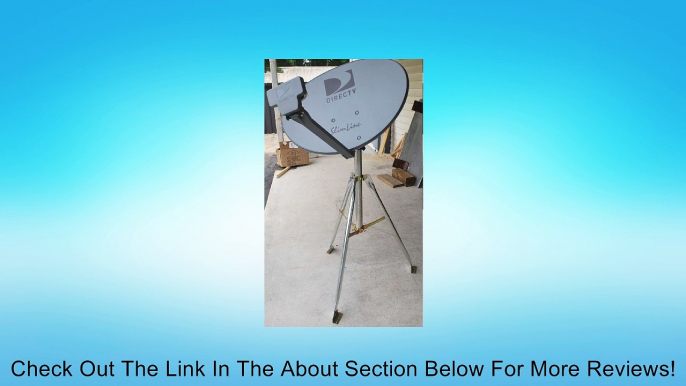 DIRECTV 3LNB SLIMLINE DISH KAKU SL3 4 OUTPUT HD RV 3" TRIPOD TAILGATING KIT Review