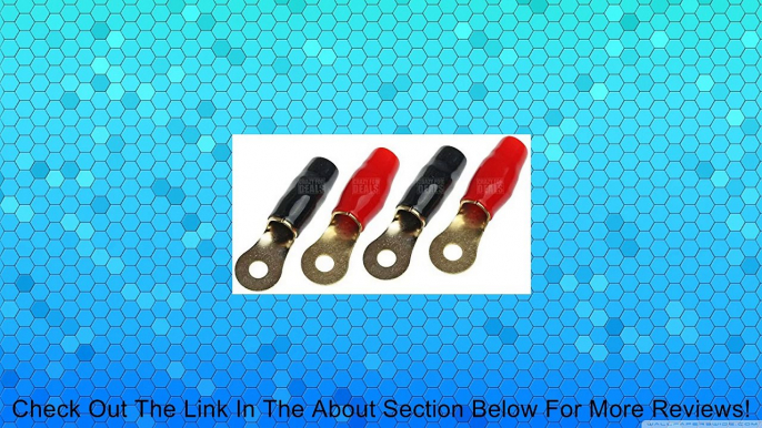 DB Link 1/0 Gauge Awg 5/16" Crimp Ring Terminals Connectors (4 Pack Bulk / 2 Positive, 2 Negative) Review