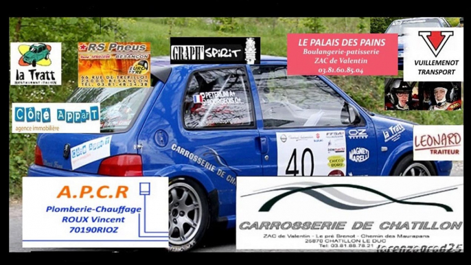 rallye de la vallée de l ognon 2014 es 3 Bourgeois-Peterlini 205 Rallye F2000.12