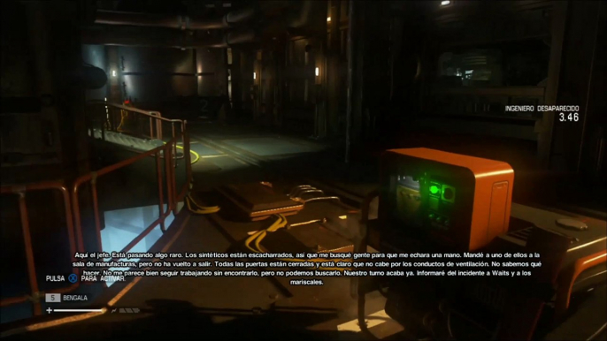 Alien isolation, gameplay Español parte 12, El nido de los Alien