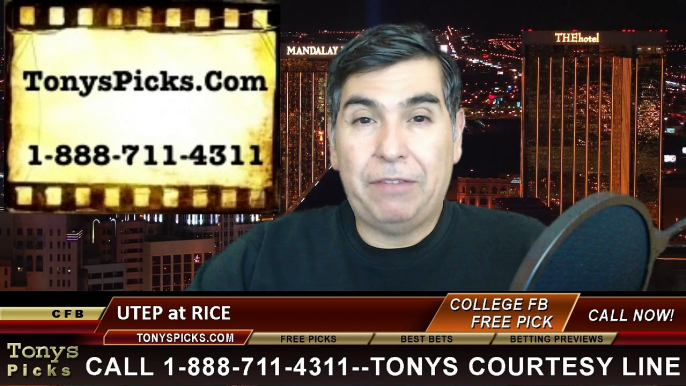 Rice Owls vs. UTEP Miners Free Pick Prediction NCAA College Football Odds Preview 11-21-2014