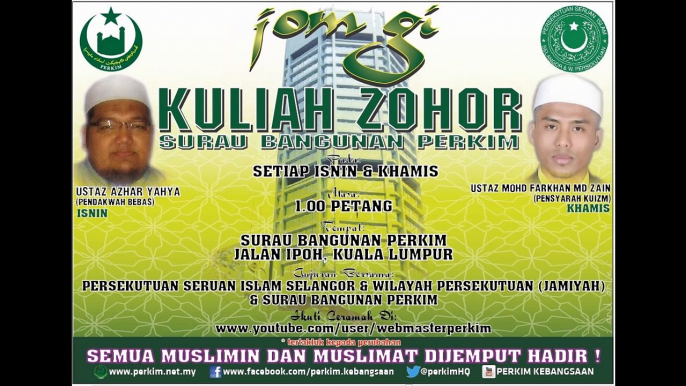 Iman Dan Kehidupan (Siri 45) - Ustaz Mohd Farkhan Md Zain - 20 November 2014