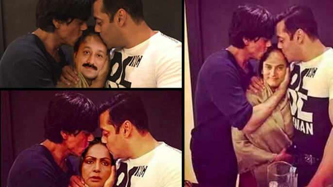 Shahrukh And Salmans Spoof Of Picture At Arpita Khans Sangeet