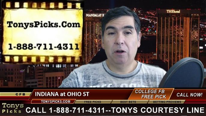 Ohio St Buckeyes vs. Indiana Hoosiers Free Pick Prediction NCAA College Football Odds Preview 11-22-2014