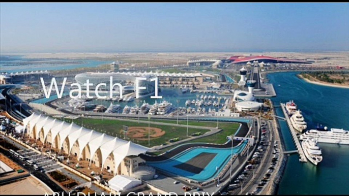 F1 ABU DHABI GRAND PRIX (Yas Marina) 2014 Live On Web