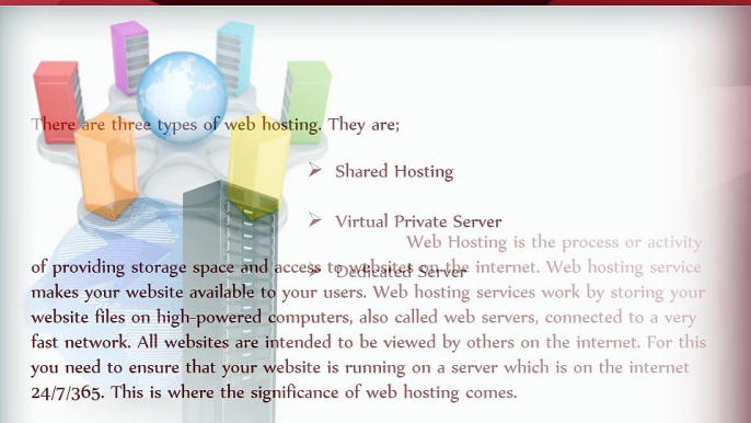 Features of Web Hosting