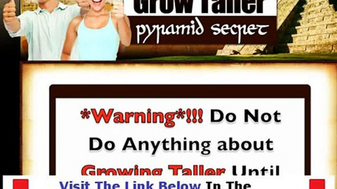 Grow Taller Pyramid Secret FACTS REVEALED Bonus + Discount