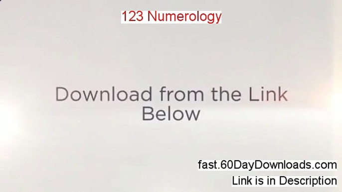 123 Numerology 2.0 Review, Will It Work (and download link)